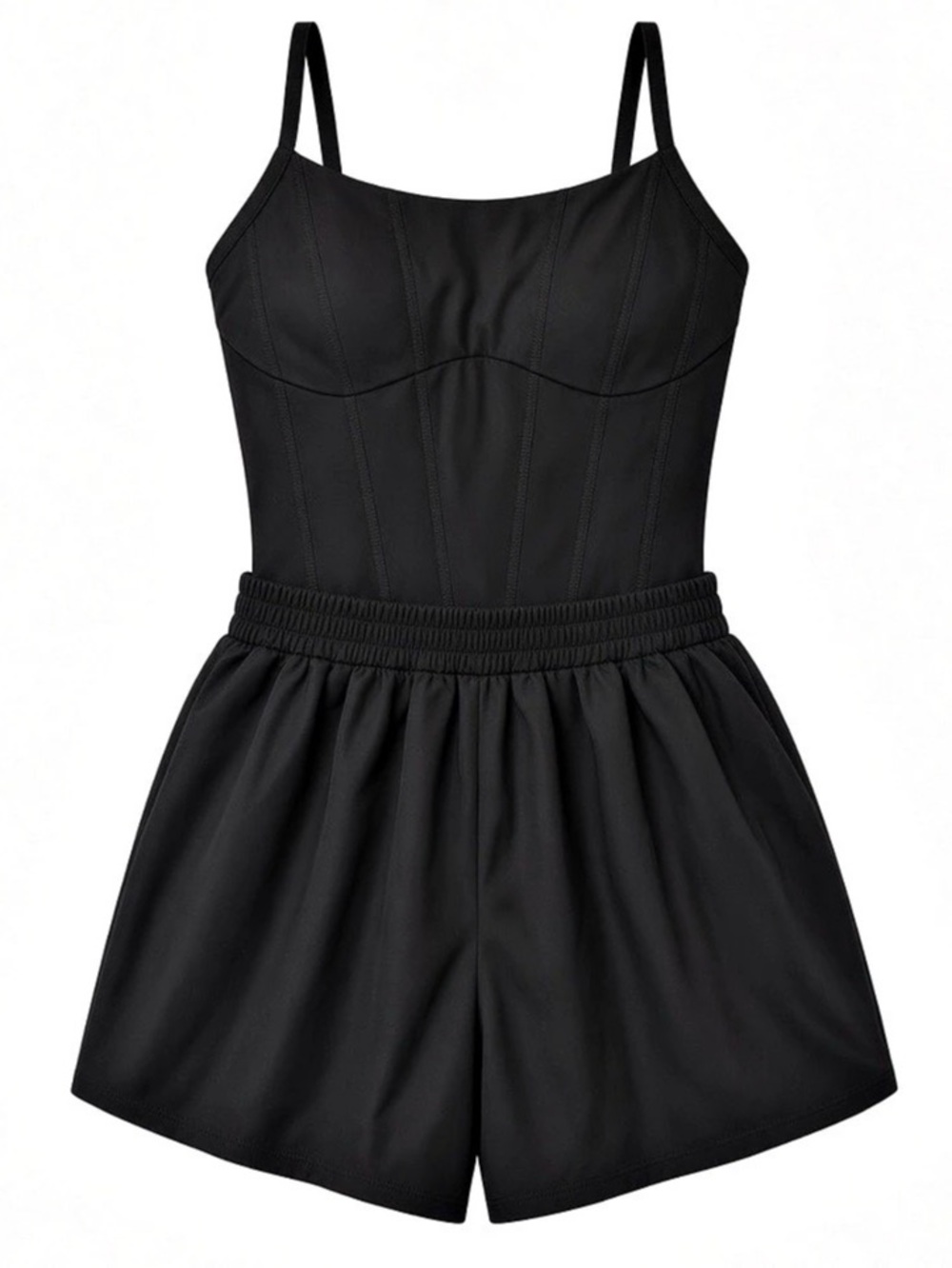 PINK Romper negro — XS